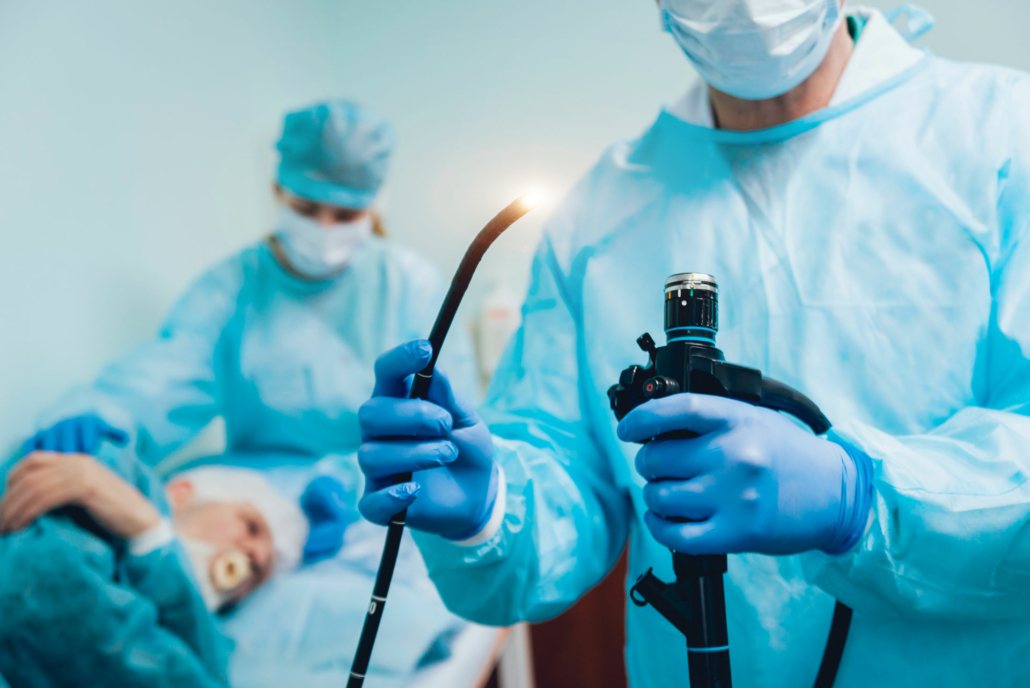 Doctors utilizing medical devices